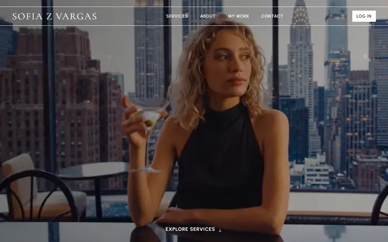Screenshot of Sofia Vargas